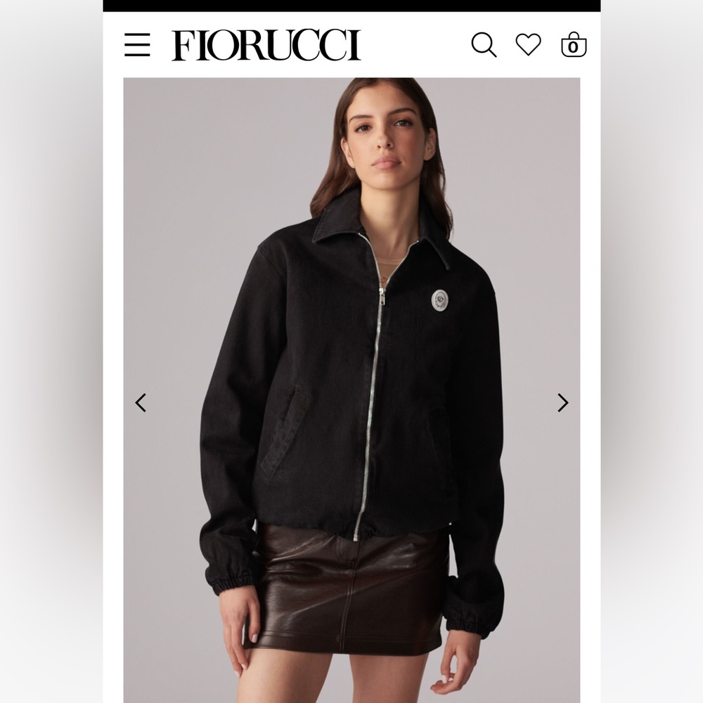 Fiorucci Patch Black Denim Jacket - image 1